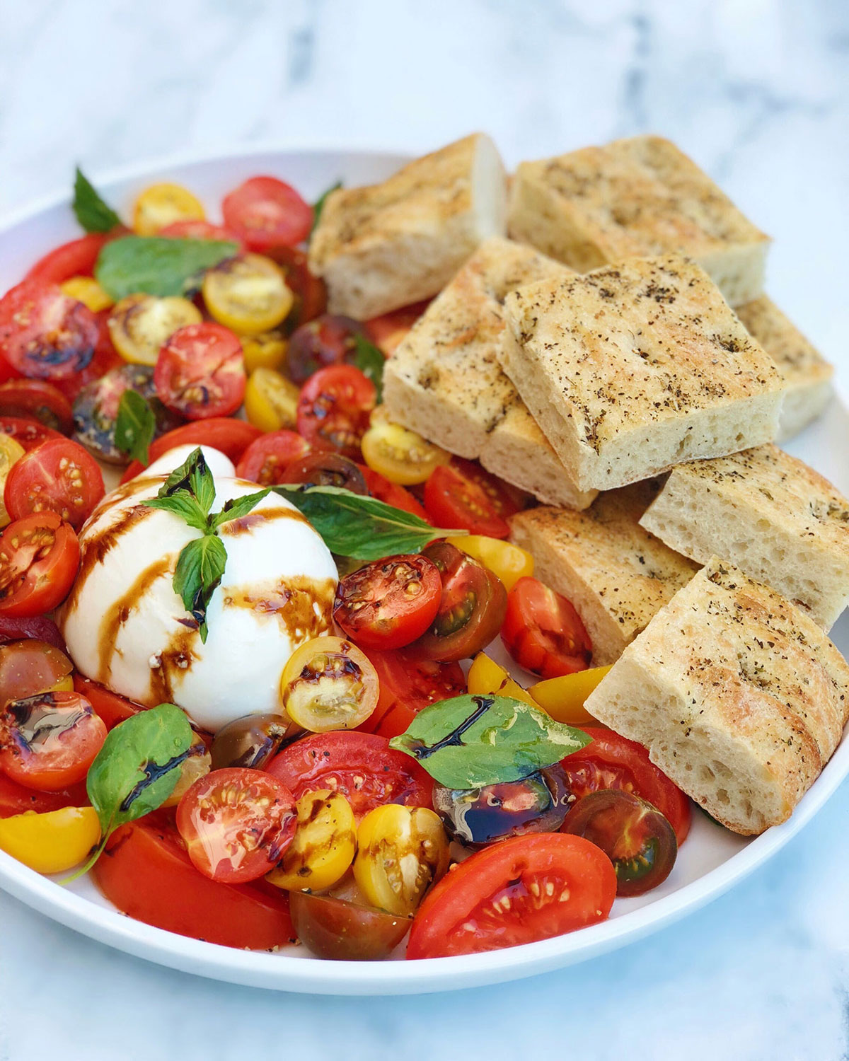 Tomato and Burrata Salad Barons Market