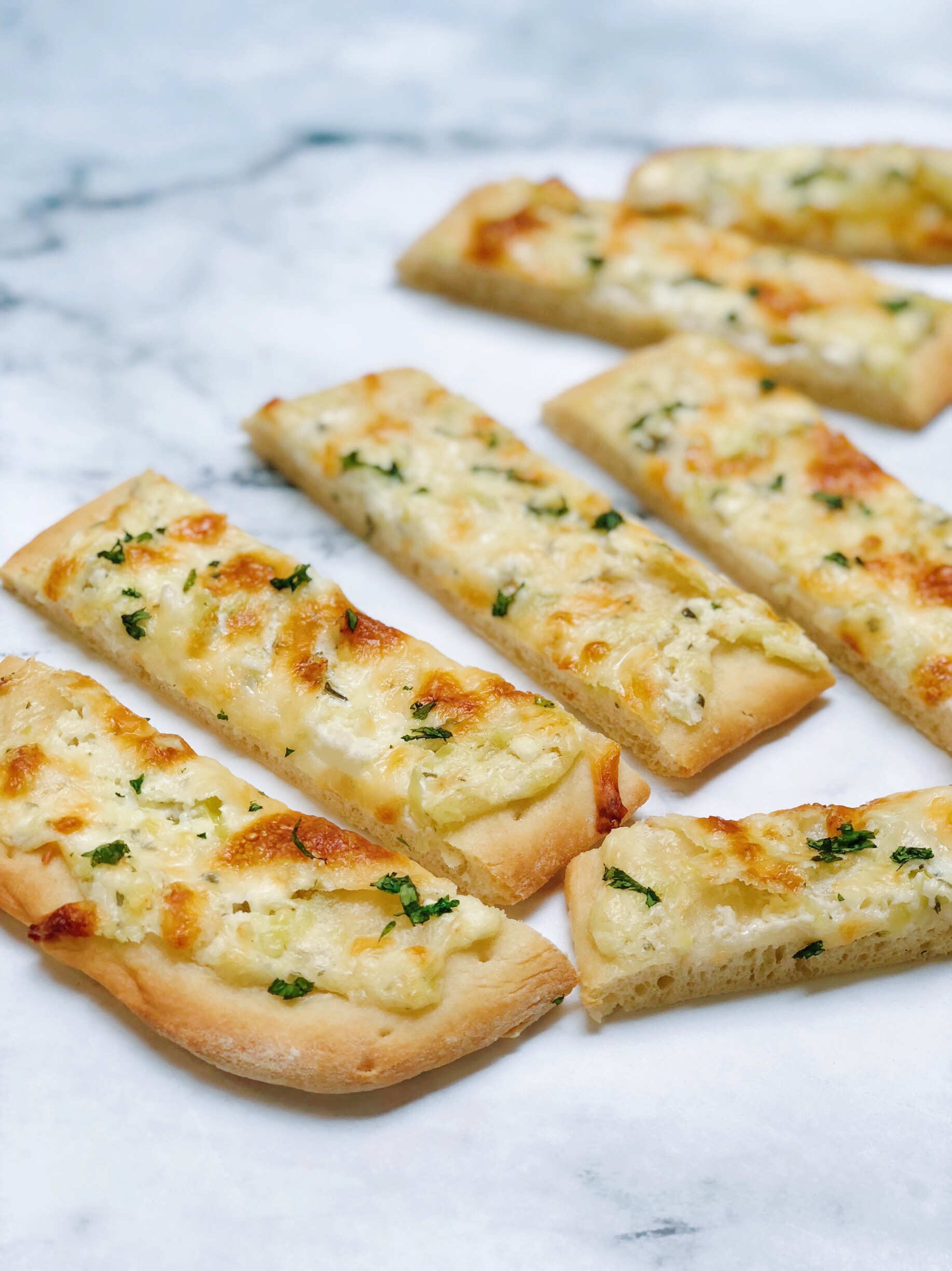 Dish of Spicy Pepper and Cheese Flatbread
