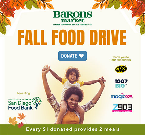 barons fall food drive