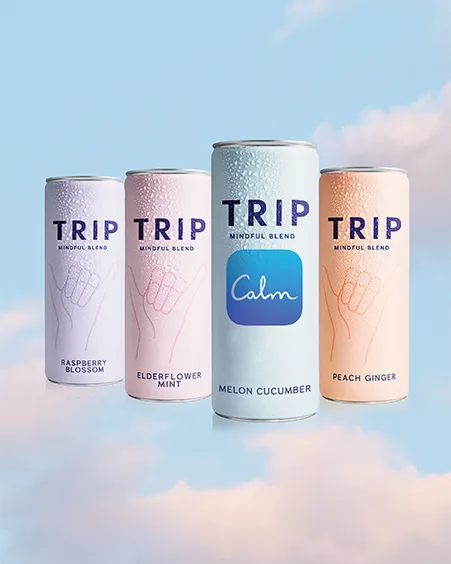magnesium drinks from trip showcasing vibrant packaging and refreshing flavors